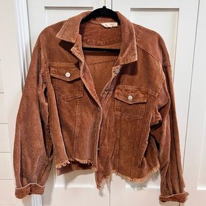 Oversized Corduroy Jacket